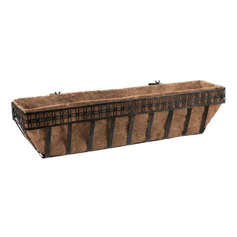 mainstays 30 metal coco window box|Mainstays Coco Windowbox with Liner 30 inch long x .